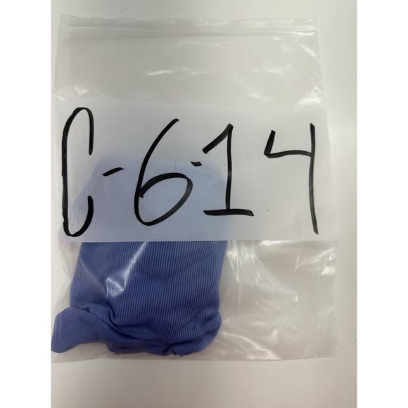 Shein Womens Tank Top Size Small Blue Ribbed Cropped Back Tie - Picture 13 of 13